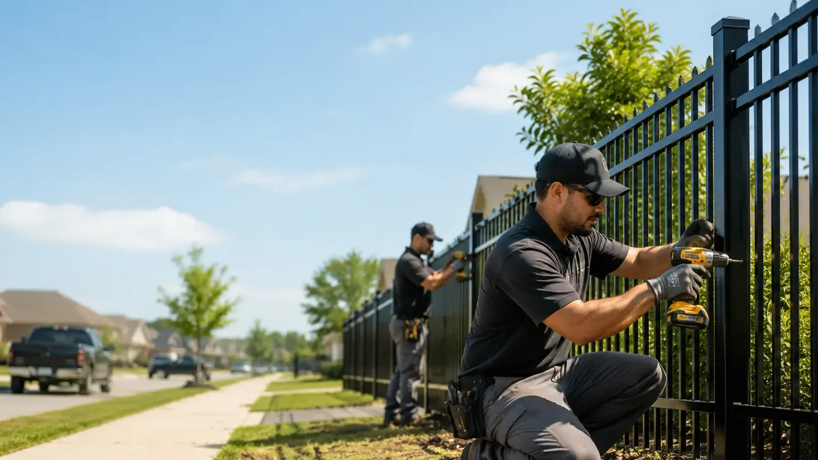 Metal Fence Installation in Teague, TX